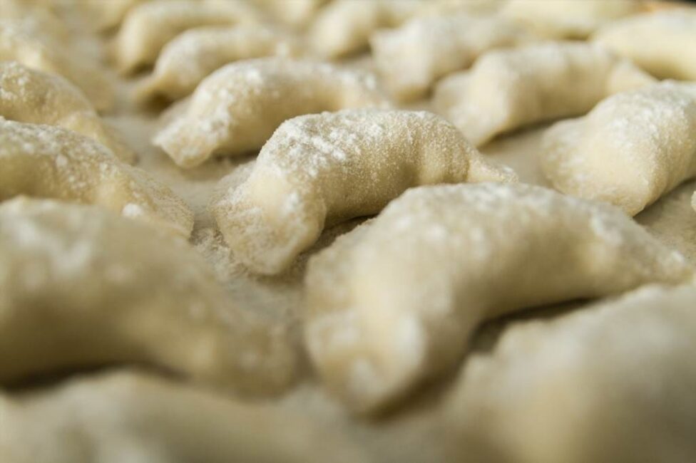 Farsz na pierogi ruskie z dodatkiem pieprzu