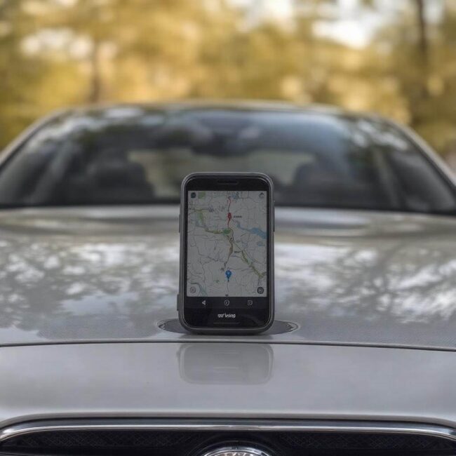 Skanowanie samochodu w poszukiwaniu lokalizatora GPS